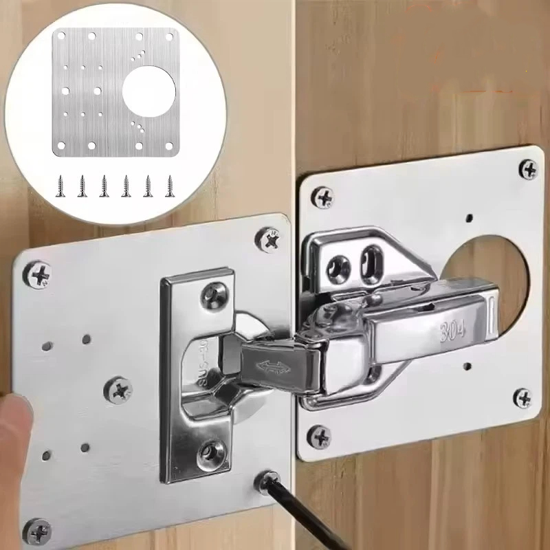 Furniture Hardware Replacement Parts - طقم لوحة إصلاح مفصلات الأبواب من