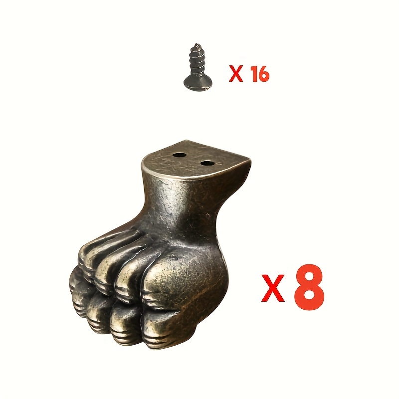 Furniture Hardware For Legs - 8 قطع من حوامل المجوهرات النحاسية