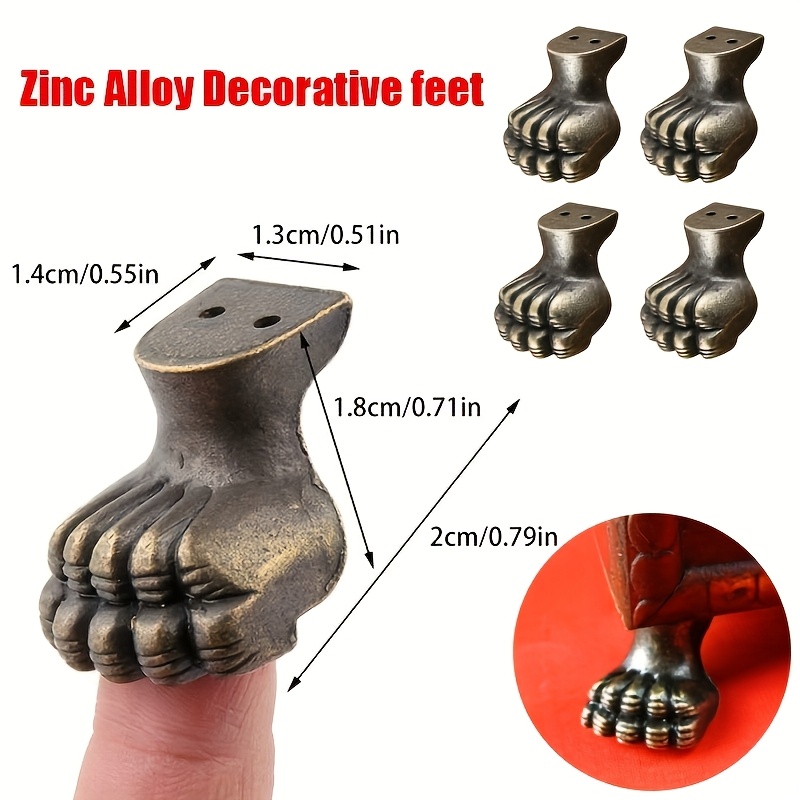 8 قطع من حوامل المجوهرات النحا - مراجعة Furniture Hardware For Legs وسعره
