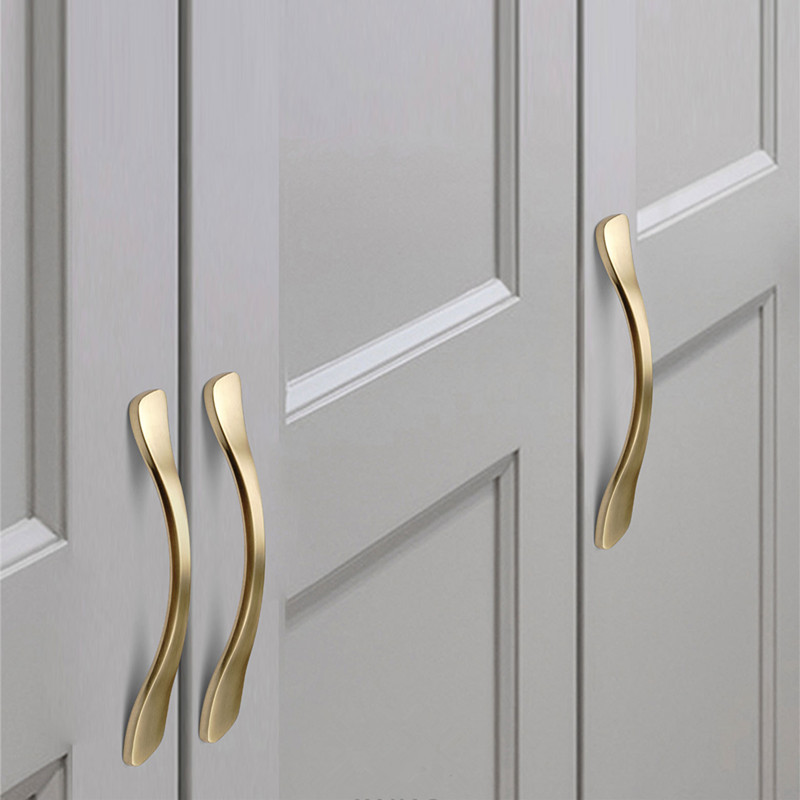 مقابض أثاث ذهبية من الألومنيوم - مراجعة Furniture Hardware Knobs وسعره